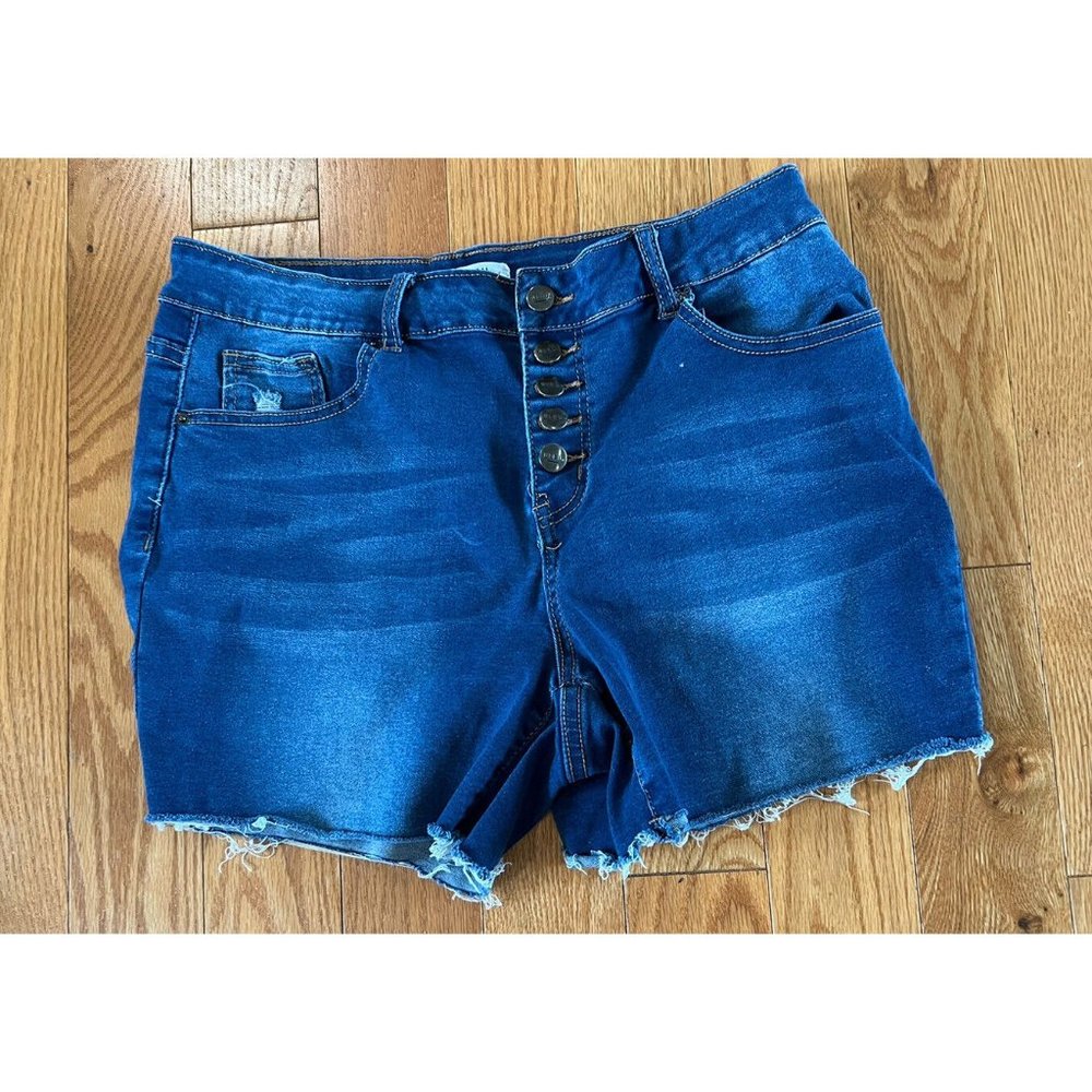 BLEU Cut Off Jeans Size 12 Button Fly